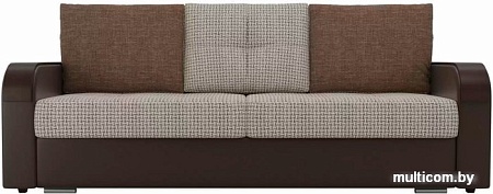 Диван Лига диванов Мейсон 102157 (бежевый/коричневый)