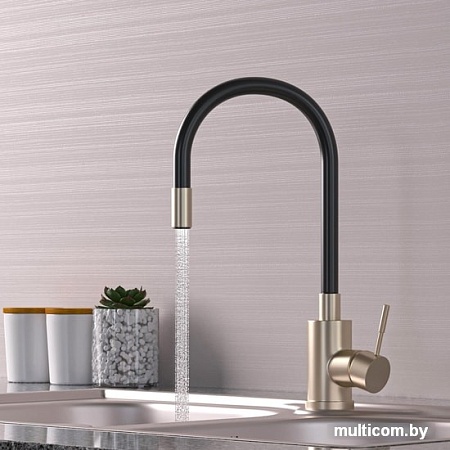 Смеситель Mixline MLSS-0325 (черный)