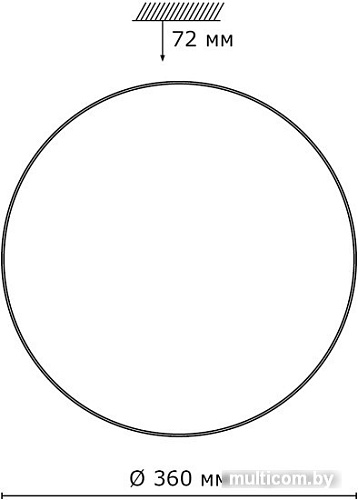 Люстра-тарелка Sonex Abasi 2052/CL