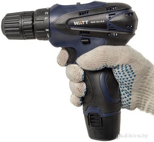 Шуруповерт WATT WAS-12Li-2 LE 1.012.020.00 (с 2-мя АКБ, кейс)