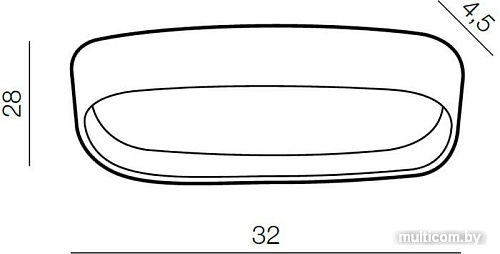Припотолочная люстра AZzardo Pienza 4000K AZ2722