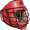 Cпортивный шлем BoyBo Flexy с металлической решеткой (L, красный)