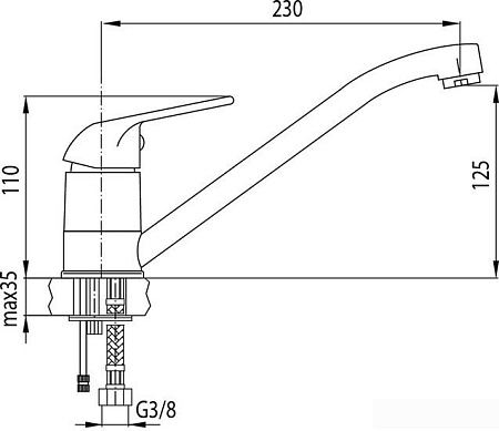 Смеситель Valvex MONA 2453530