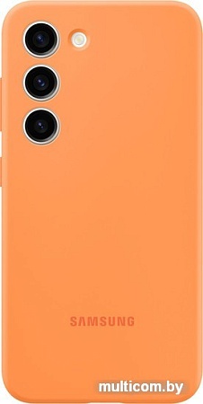 Чехол для телефона Samsung Silicone Case S23 (оранжевый)