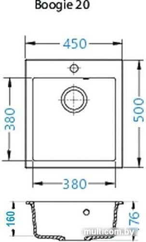 Кухонная мойка Alveus Granital Genesis Amaro Boogie 1133431