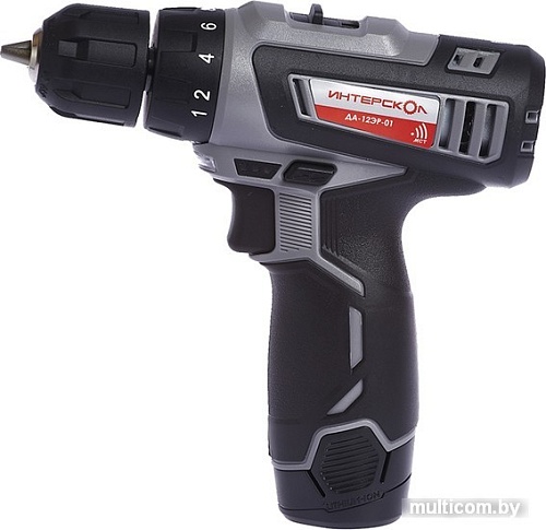 Дрель-шуруповерт Интерскол ДА-12ЭР-01 (с 1-им АКБ, кейс)