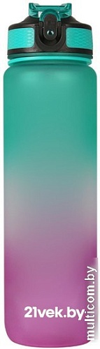 Бутылка для воды 21vek 8010503 1л (зеленый градиент)