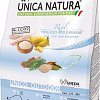 Сухой корм для кошек Unica Natura Unico Outdoor с треской, рисом и бананом 350 г