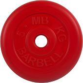 MB Barbell Стандарт 31 мм (1x5 кг, красный)