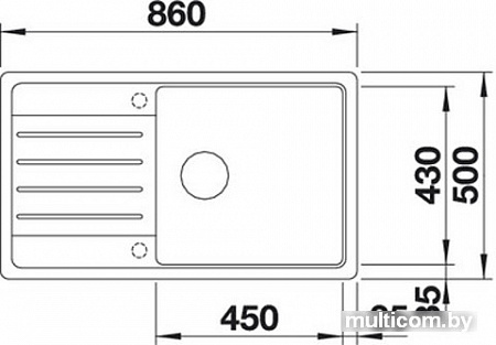 Кухонная мойка Blanco Legra XL 6 S (кофе)
