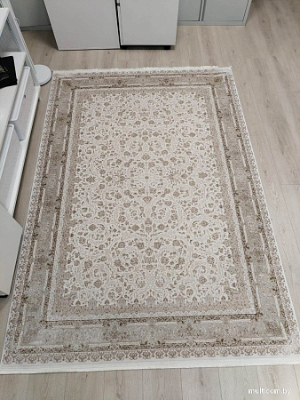 Ковер для жилой комнаты Radjab Carpet Арвен Прямоугольник PS23E 12011RK (2.4x3.4, Cream)