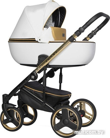 Универсальная коляска Riko Ozon Premium (2 в 1, 33 gold white)