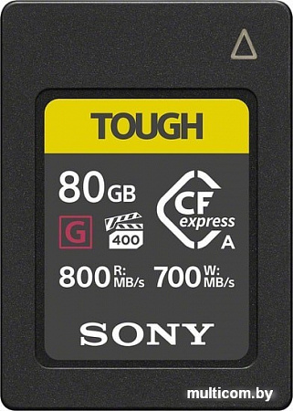 Карта памяти Sony CFexpress Type A CEA-G80T 80GB