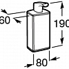 Дозатор для жидкого мыла Roca Select A816304001