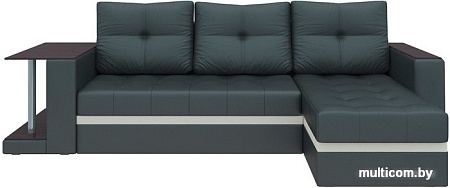 Угловой диван Mebelico Атланта М (черный) [58790]