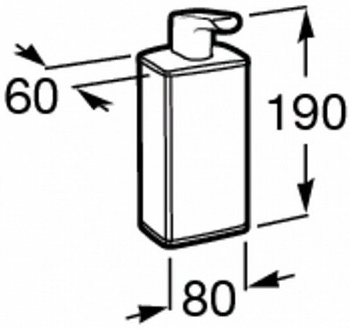 Дозатор для жидкого мыла Roca Select A816304001