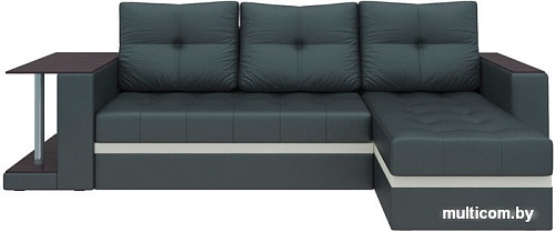 Угловой диван Mebelico Атланта М (черный) [58790]