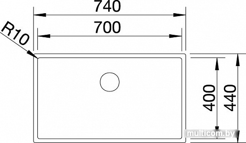 Кухонная мойка Blanco Claron 700-IF-U Durinox 523387