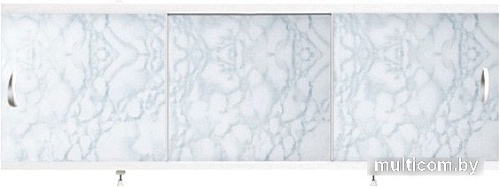 Фронтальный экран под ванну Alavann Оптима 150 (светло-серый мрамор)