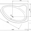 Ванна Cezares Tebe right 150x100 [TEBE-150-100-41-R]