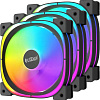 Комплект вентиляторов для корпуса PCCooler EF120 ARGB (черный, 3 шт.)