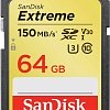 Карта памяти SanDisk Extreme SDXC SDSDXV6-064G-GNCIN 64GB