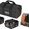 Аккумулятор с зарядным устройством AEG Powertools SETLL1850SHD 4935478945 (2x18В/5 Ah + 18В, сумка)