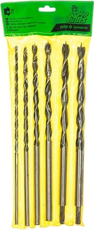 Набор сверл TopTools 60H816 (6 шт)