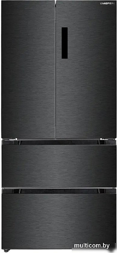 Холодильник Meferi MFR83BLACK IX Total No Frost French Door Comfort