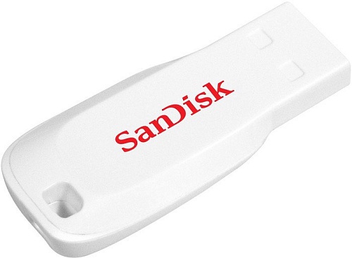 USB Flash SanDisk Cruzer Blade White 16GB (SDCZ50C-016G-B35W)