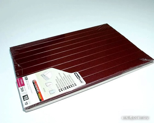 Металлический канал для переплета OPUS Classic 304x16 мм OCH1630410BOR (10 шт, бордовый)