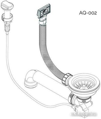 Кухонная мойка Aquasanita SQT102AW (графит)
