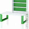Письменный стол Ikea Поль (белый/зеленый) [791.289.77]