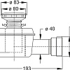 Сифон Bonomini 5494CR80B0