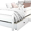 Кровать-тахта EcoWood Барселона 70x140 с ящиками ECO.001.00053.70-140.W