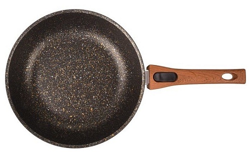 Сковорода Kukmara Granit Ultra Black-Gold сгбг263а