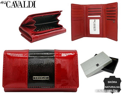 Кошелек Cedar 4U Cavaldi H29-3-SH9 (красный)