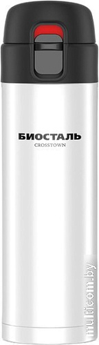 Термокружка BIOSTAL Crosstown NMU-W 420мл (полярный белый)