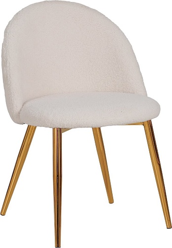 Стул Mio Tesoro Симона DC-125 (белый/золото)