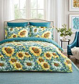 Постельное белье Arya Alamode Sun Flower 1.5сп 8680943243836 (морская волна)