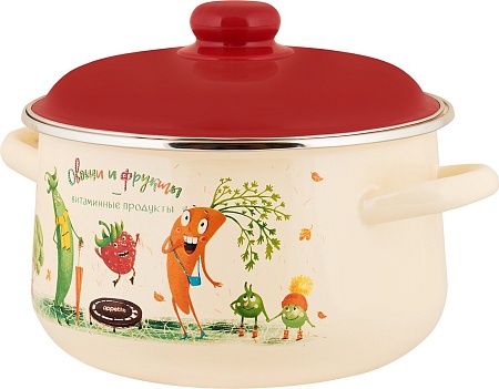 Кастрюля Appetite Веселые овощи 1с47я
