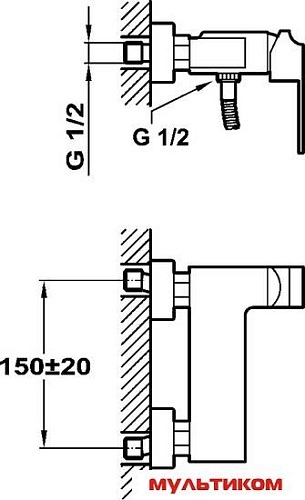 Смеситель TEKA Cuadro Black (38.231.02.0N)