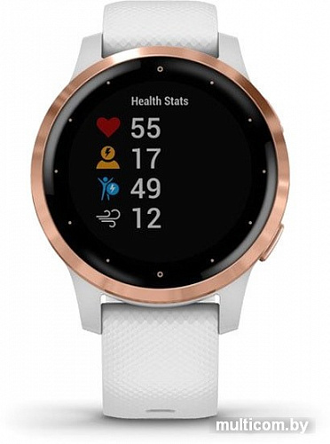 Умные часы Garmin Vivoactive 4s (белый/золотистый)
