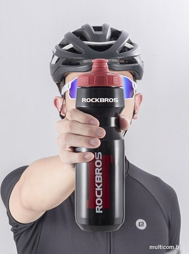 Фляга RockBros DCBT69TBK 750мл (черный/красный)