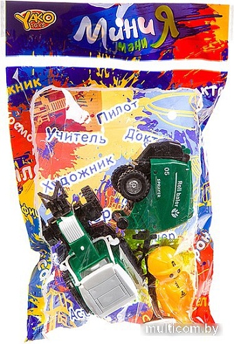 Трактор Yako Toys Трактор с прицепом и дерево В94373