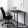 Письменный стол Ikea Линнмон/Адильс (синий/черный) [692.468.01]