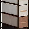 Комод Импэкс Leset Ноа узкий 4 ящика (коричневый/бежевый)
