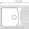 Кухонная мойка Fosto КМ 76-47