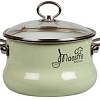 Кастрюля СтальЭмаль Maestro 8SO165S (салатовый)