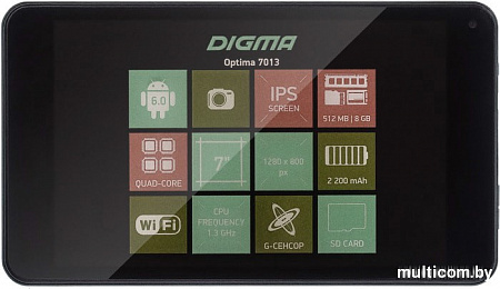 Планшет Digma Optima 7013 TS7093RW 8GB (черный)